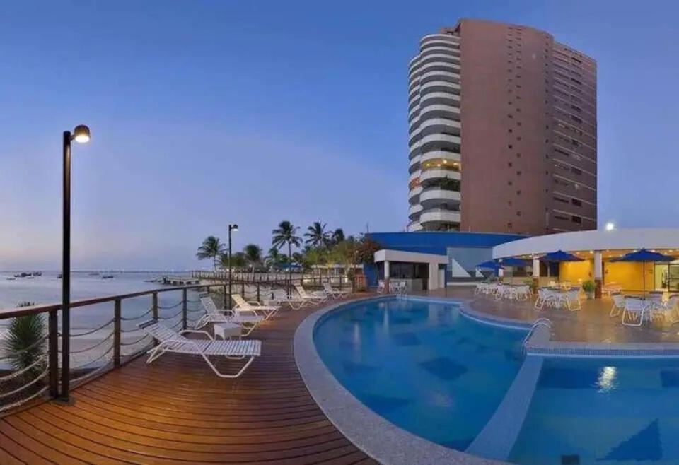 Flat Iate Plaza Na Beira Mar Com Vista Mar Fortaleza (Ceara) Exterior photo